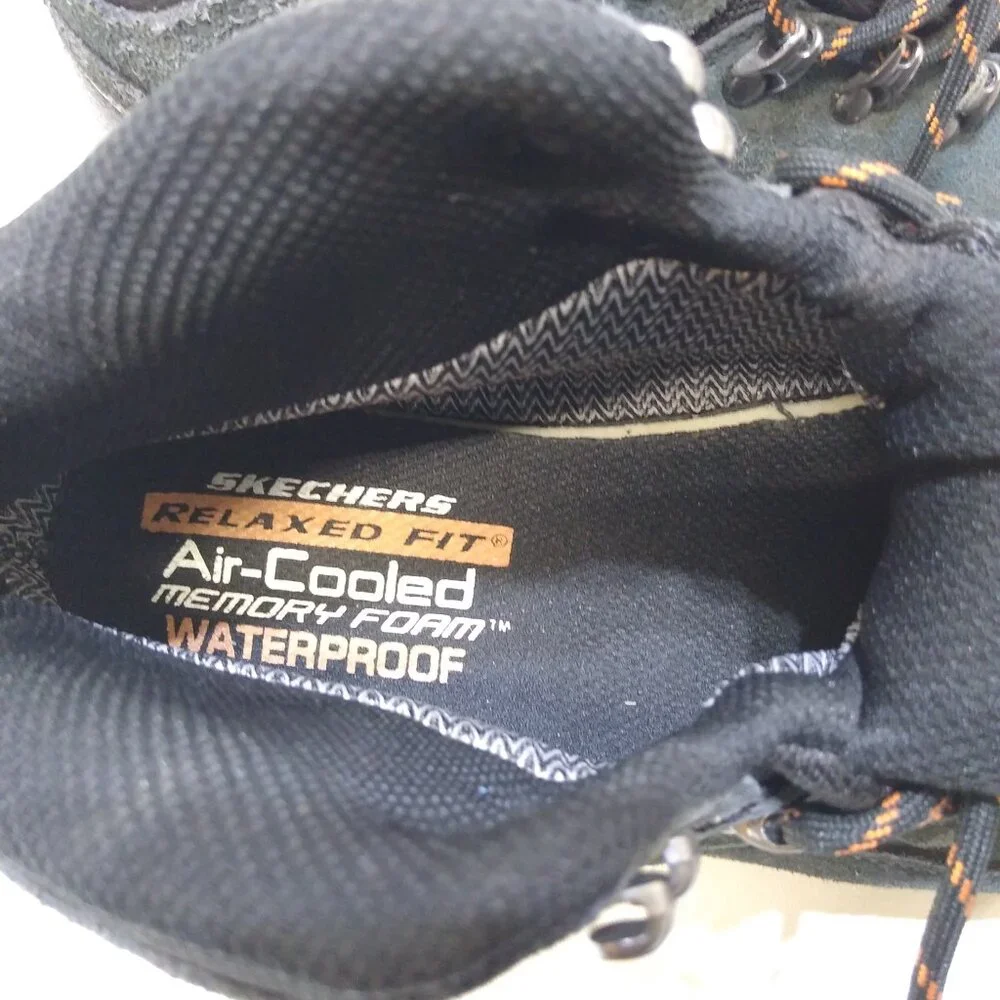 Skechers Relment Pelmo Relaxed Fit Men's 7M Lace Up Waterproof Hiking Boot 64869